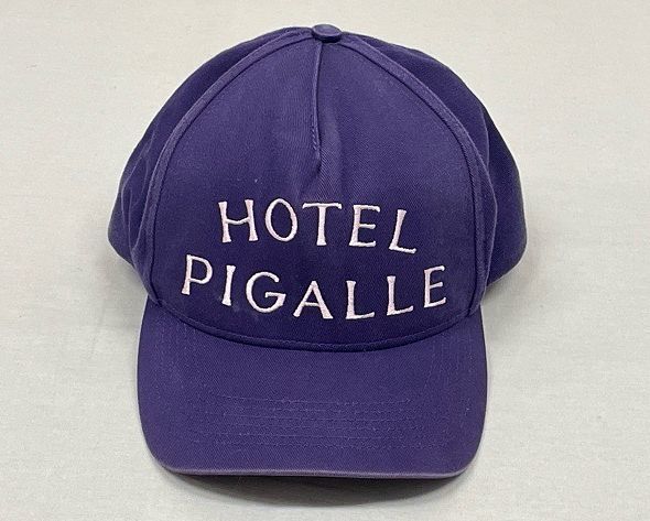 MADE IN USA 帽子 HOTEL PIGALLE CAP ホテル ピガール キャップ パープル スナップバック [l-0595]_画像2