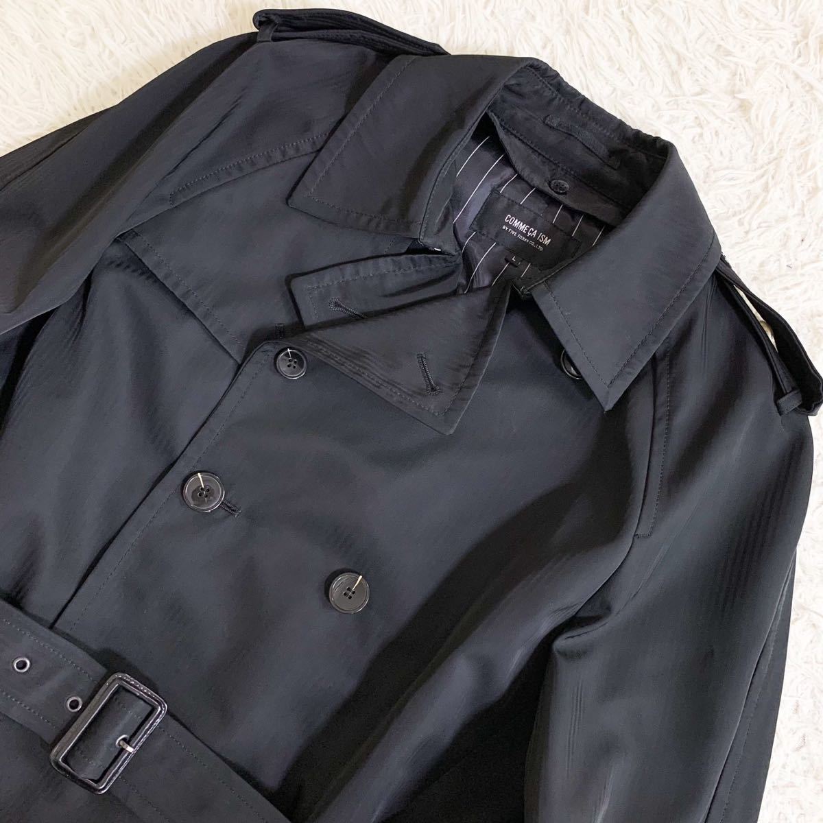 美品 COMME CA ISM コムサイズム 羊革 ラムレザー 中綿ライナー付き