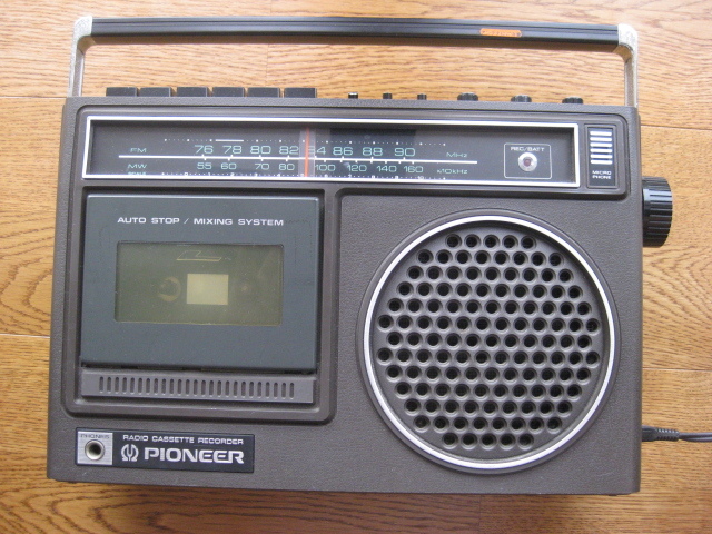 PIONEERラジカセ パイオニアラジオカセットレコーダー RK-111 動作確認済_画像6