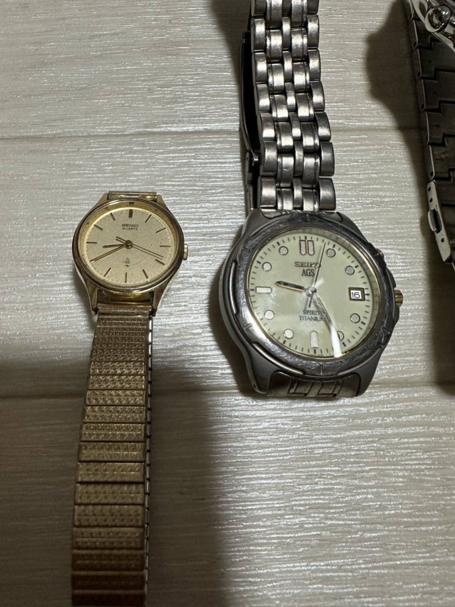 ◆中古ジャンク品◆ 部品取り SEIKO 腕時計 約11個セット _画像2