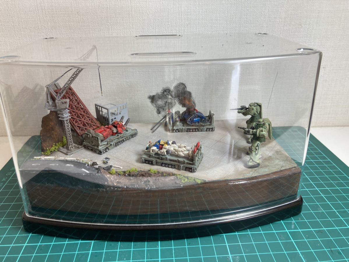 ガンダムコレクション ジオラマ ガンダム大地に立つちょっと前 ガンダムコレクション ジオラマ ガンダム大地に立つちょっと前