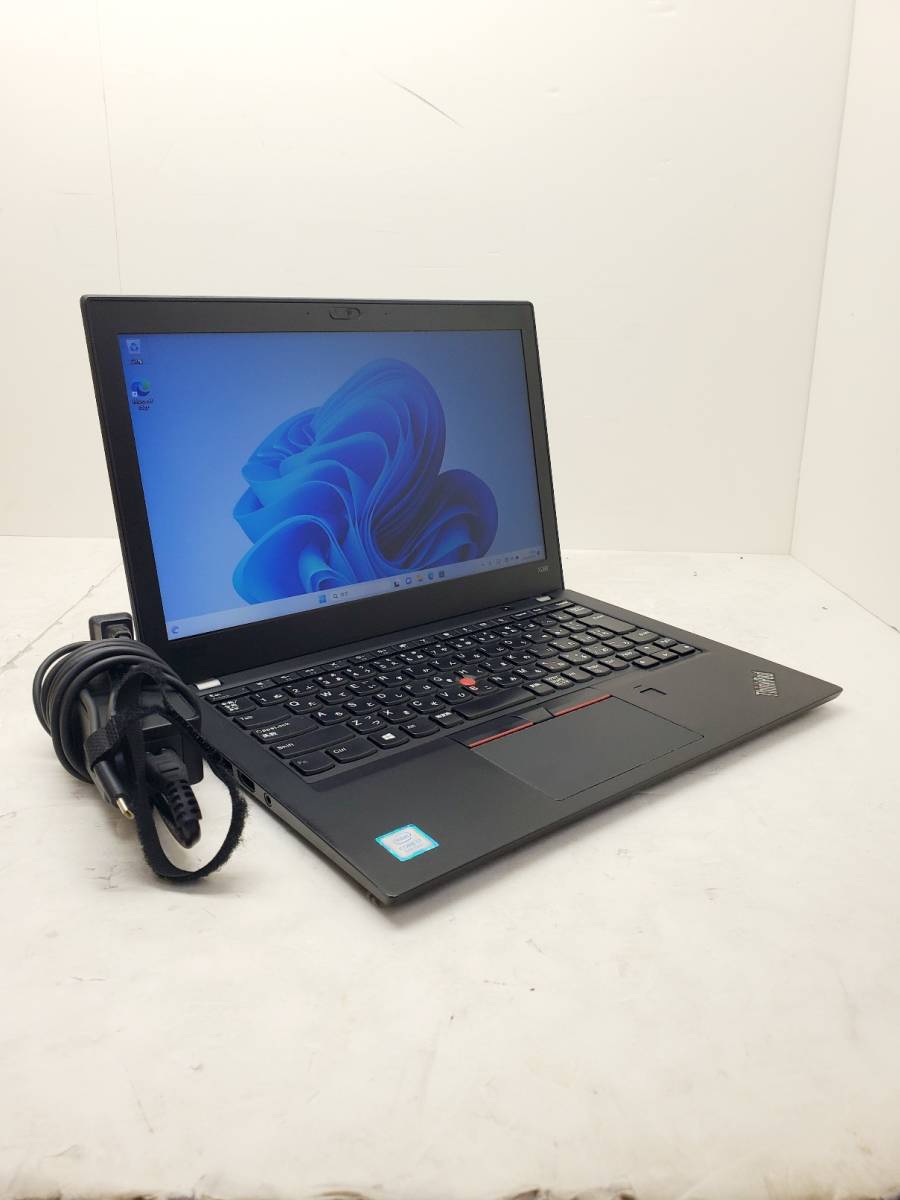 Lenovo ThinkPad　X280 Core i7-8550U/ メモリ8GB/SSD:256GB Wi-Fi Webカメラ AC付属