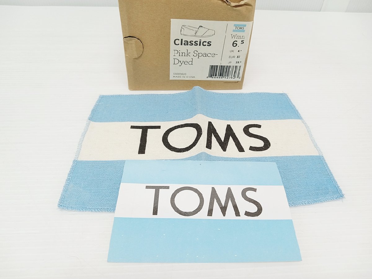 [16A-59-026-1] TOMS エスパドリーユ 381113 サイズ23.5cm レディース ピンク 中古_画像10