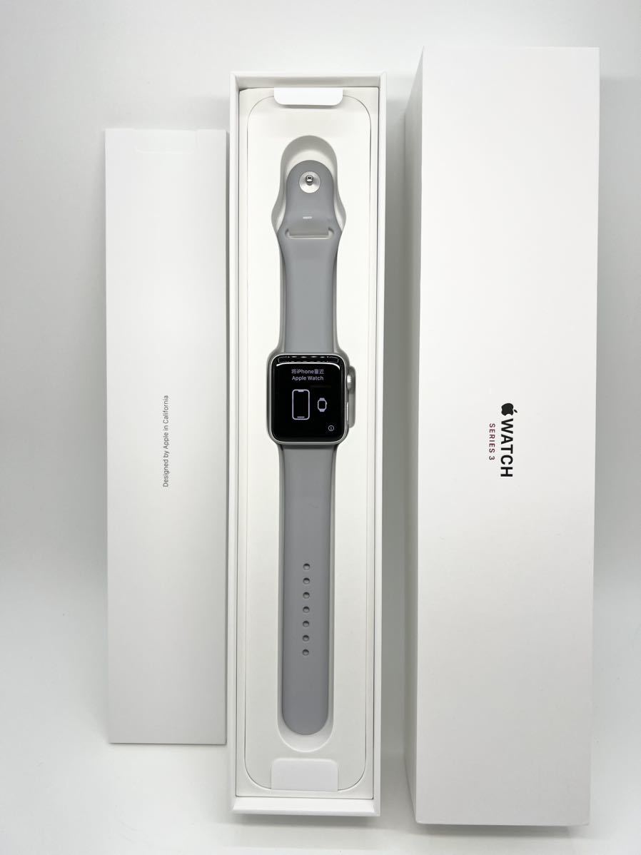 Apple Watch Series 3 GPS＋Cellularモデル 42mm シルバーアルミニウム