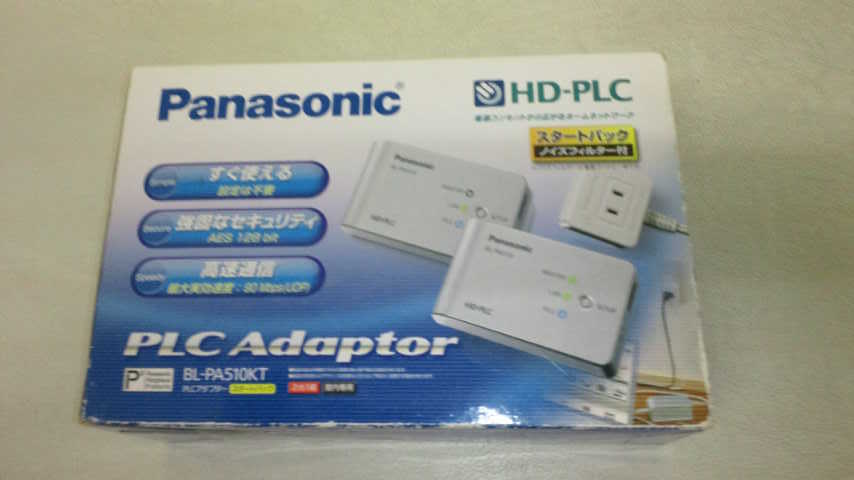 Panasonic HD-PLCアダプター BL-PA510KT 動作確認済み_画像1