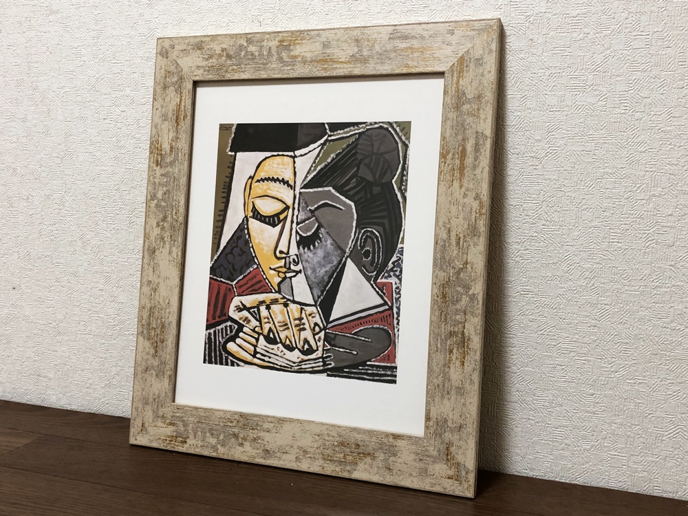 パブロ・ピカソ壁掛けアート額入り絵画 Pablo Picasso模写 名画アート