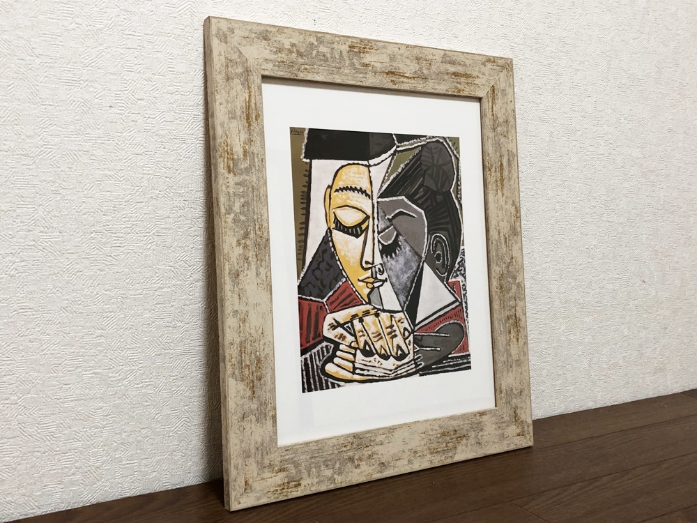 パブロ・ピカソ壁掛けアート額入り絵画 Pablo Picasso模写 名画 パブロ・ピカソ壁掛けアート額入り絵画 Pablo Picasso模写 名画