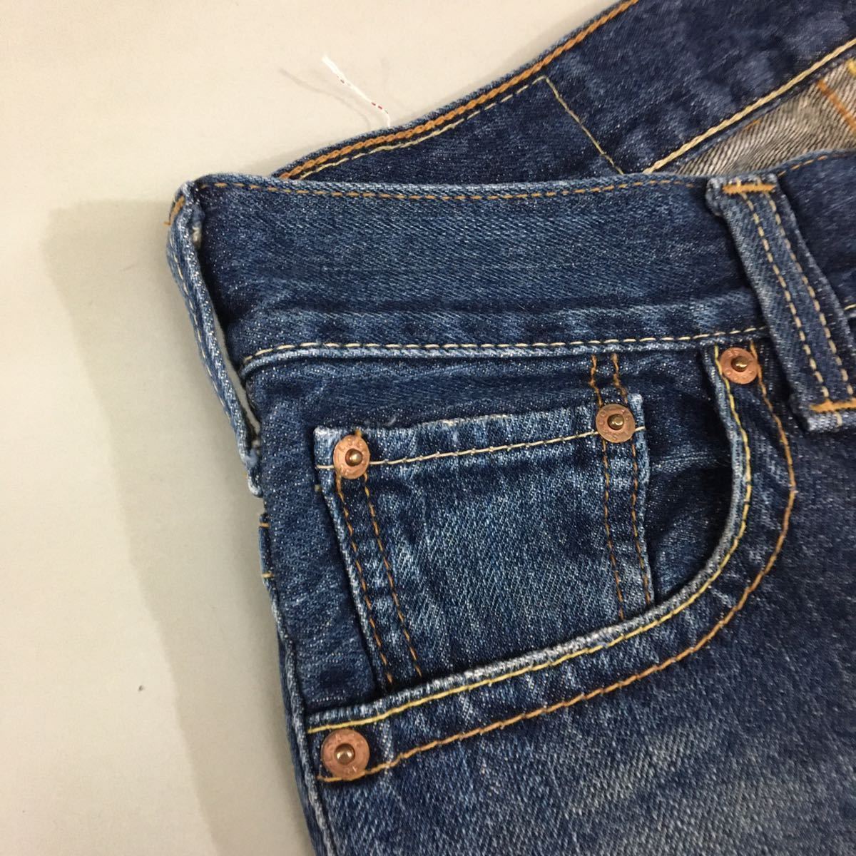 リーバイス LEVI'S 702 ジーンズ 七分丈 ボトムス ジーパン パンツ フラップポケット デニムカラー メンズ 男性用 W30 $◇_画像8