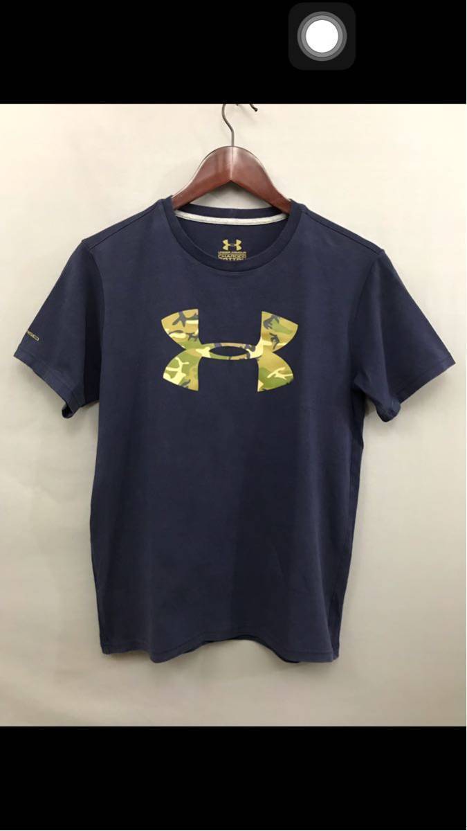 アンダーアーマー UNDER ARMOUR 【大人気】ビッグロゴ Ｔシャツ 迷彩柄 カモフラージュ柄 メンズ LGサイズ ～◇_画像2