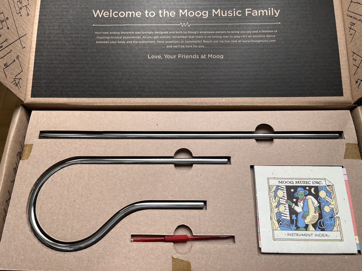 【新品同様】 moog Etherwave Theremin + SR Series Case モーグ テルミン + 専用ギグバッグ シンセサイザー モーグ_画像5