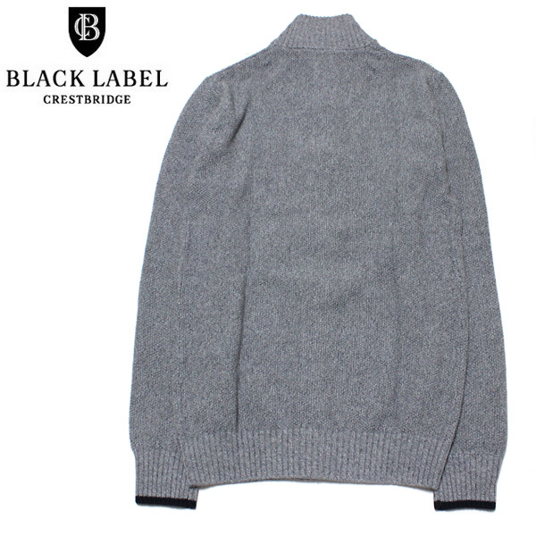 定価2.2万！新品 M(2) BLACK LABEL CRESTBRIDGE 羊毛ジャケット(ブルゾン)TYPE ニットカーディガン ■ブラックレーベル クレストブリッジ_画像3