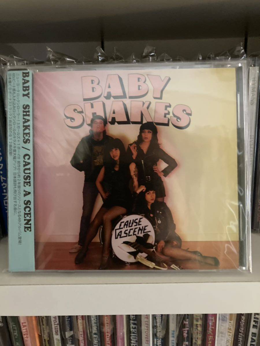 Baby Shakes 「Cause A Scene 」CD 帯付き　base punk power pop garage rock melodic pop girls パンク　ロック　ガレージ　パワーポップ_画像1