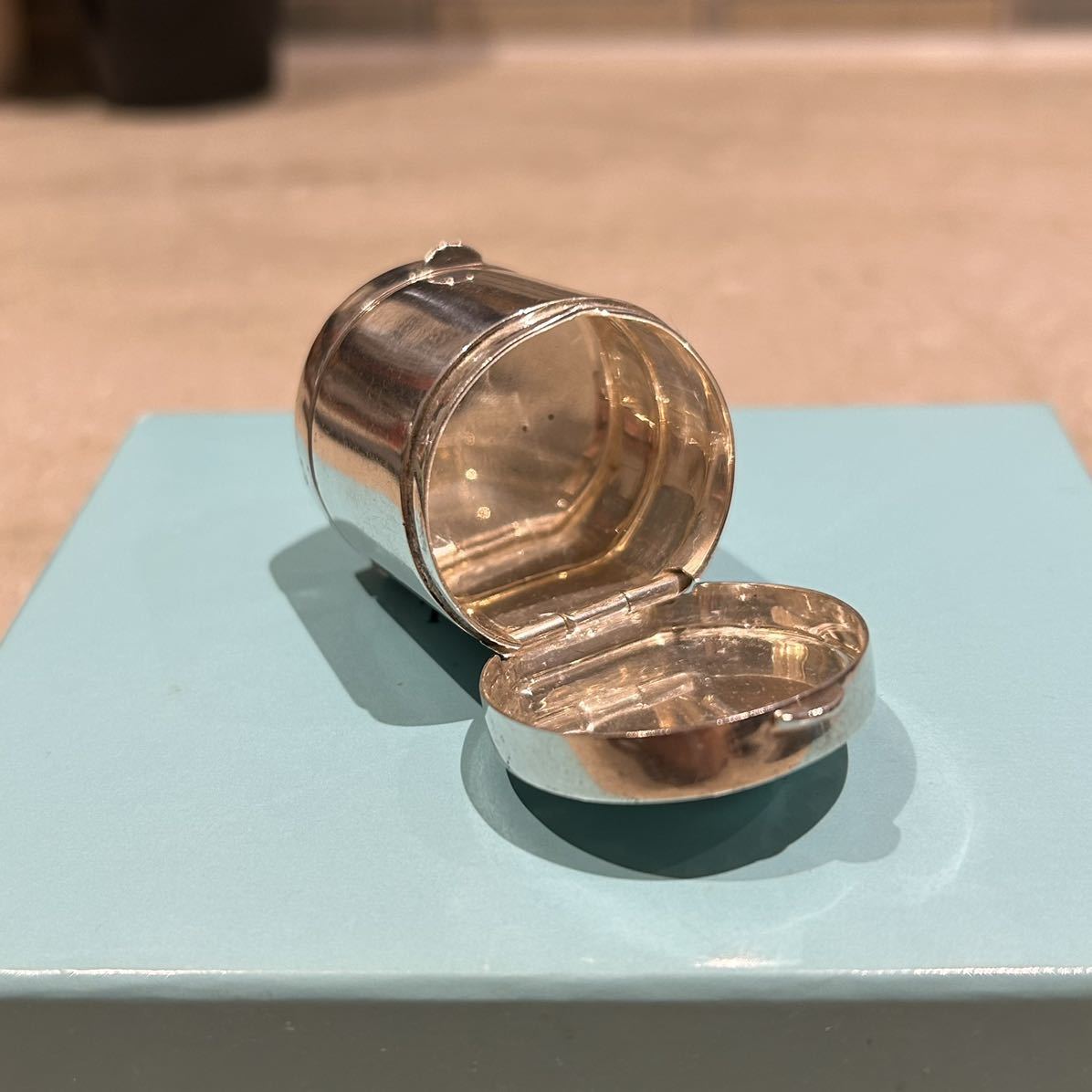 ティファニー Tiffany ピルケース Sun & Moon pill box