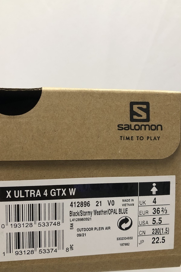【送料無料】東京)Salomon サロモン X ULTRA 4 GORE-TEX ウィメンズ L41289600_BLACKST 22.5cmの画像8