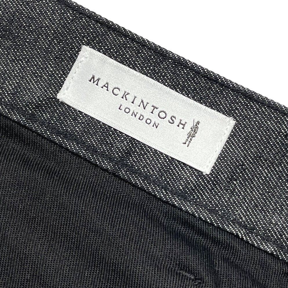 新品 MACKINTOSH LONDON マッキントッシュ ロンドン 11.5オンス ストレッチ ブラック デニム パンツ 86 黒 ブラック 定価28,600円_画像8