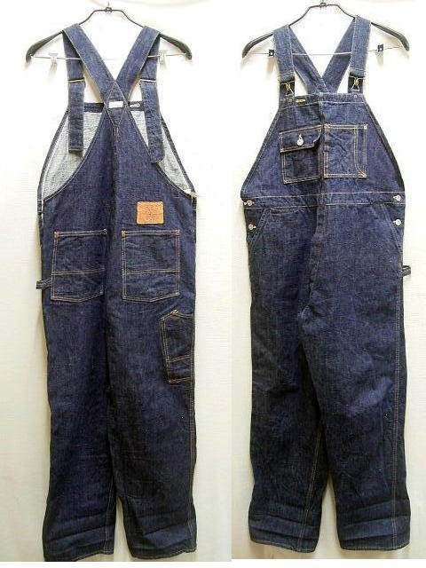 ◇即決[W34]濃紺 DUCK DIGGER DD-1006XX NO.1 DENIM OVERALL 13.5oz オーバーオール デニム WAREHOUSE ダックディガー パンツ■R280