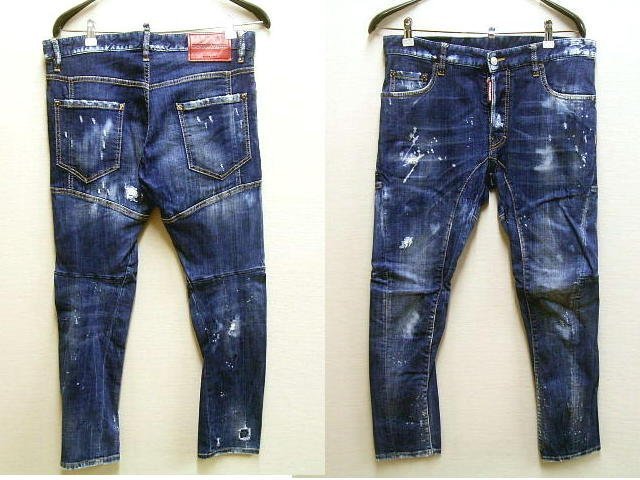 正規代理店 デニム ストレッチ ペイント ペンキ加工 S74LB0259 JEAN