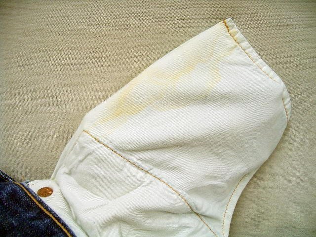 ◇即決[W30]ETERNAL 53571 タイト ストレート リペア ダメージ クラッシュ リメイク 14.5oz ビンテージ加工 デニム パンツ■5270_画像2