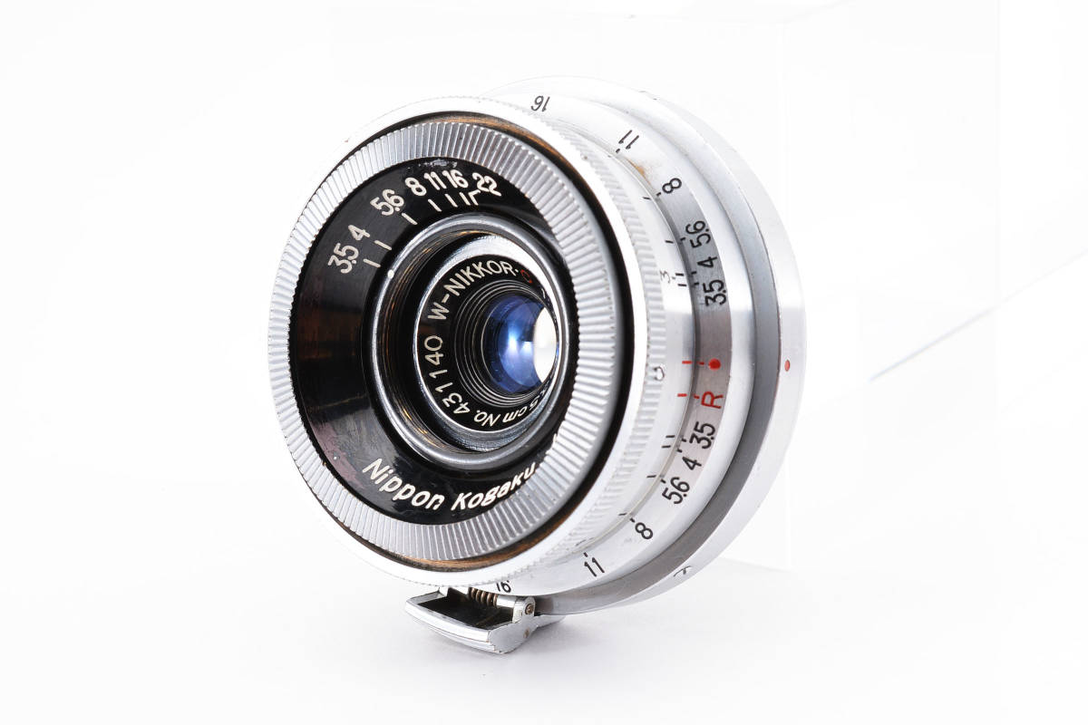人気が高い Wニッコール 日本光学 f2.5 3.5cm W-NIKKOR・C Kogaku