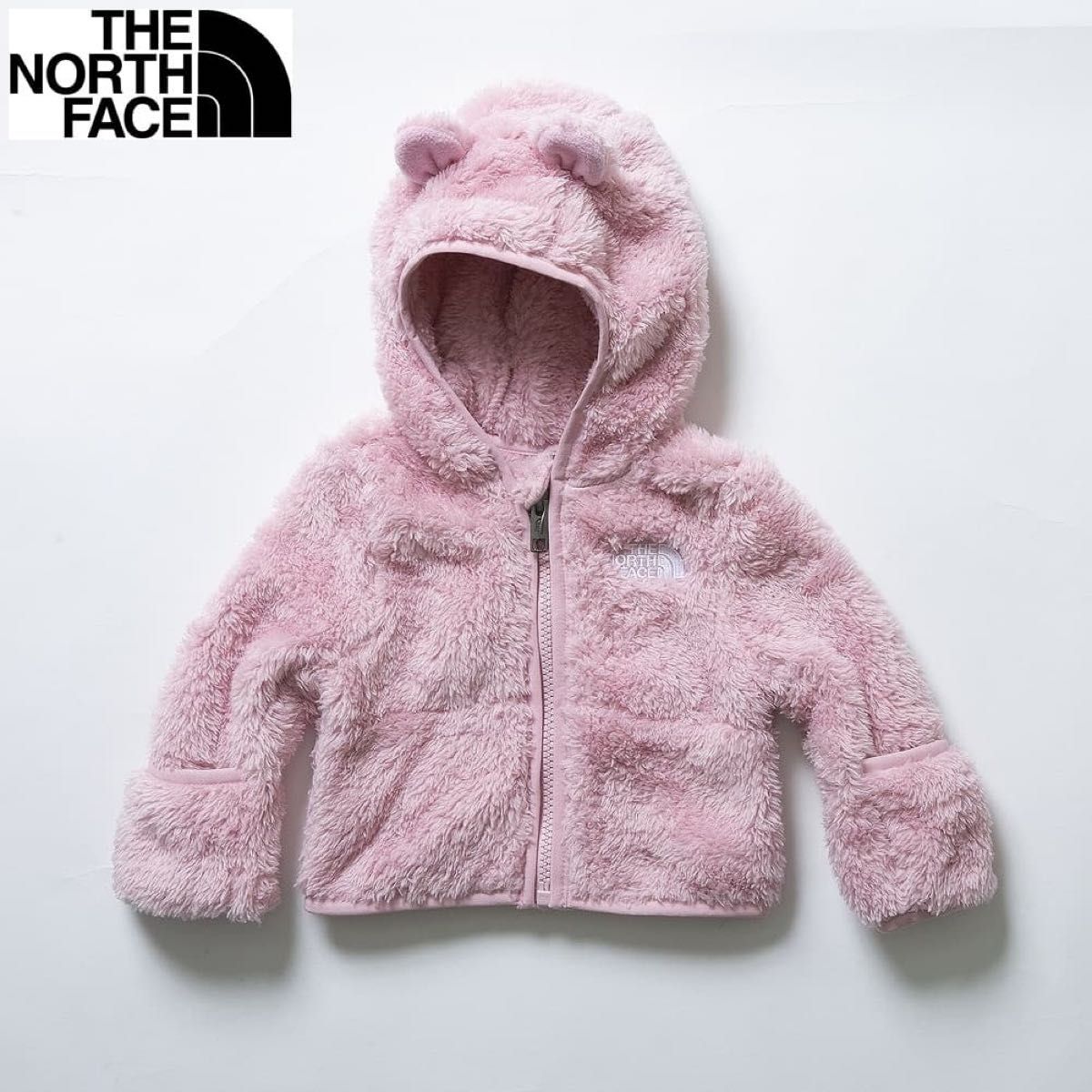 限定 】ノースフェイス ボア ベビー ベア くま 耳 ピンク 18M-24M-