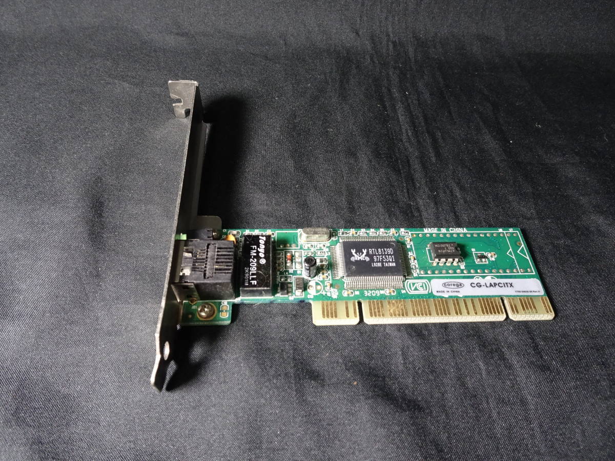 corega/コレガ CG-LAPCITX 100BASE-TX PCI (動作PCス取り外し品）の画像1