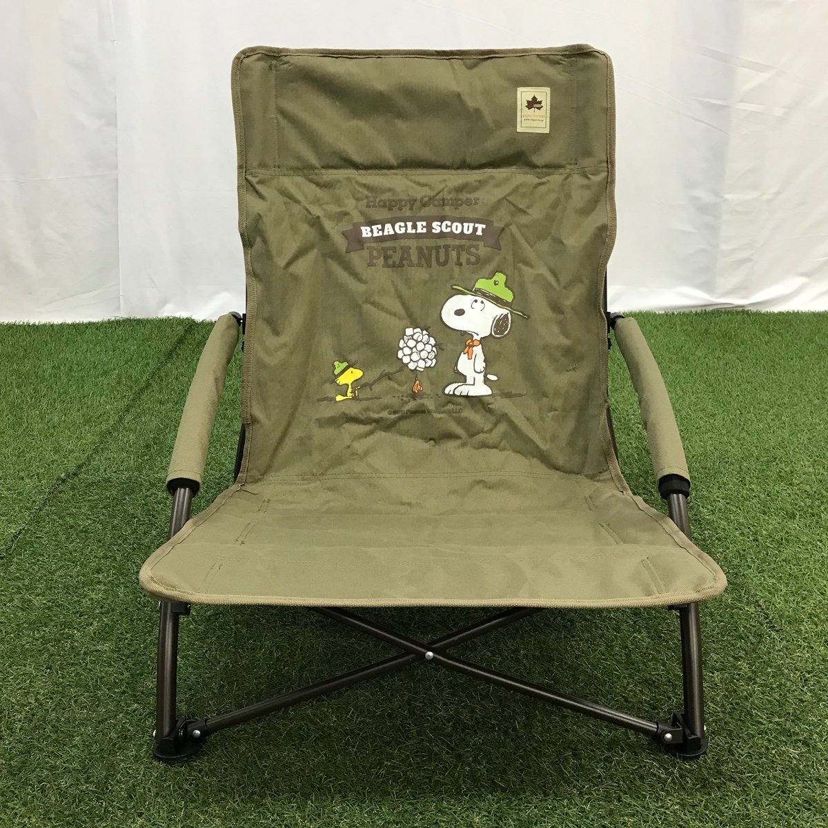 LOGOS 86001086 SNOOPY あぐらチェア チェア アウトドア キャンプ BBQ イベント レジャー 釣り スポーツ観戦 ロゴス 中古_画像3