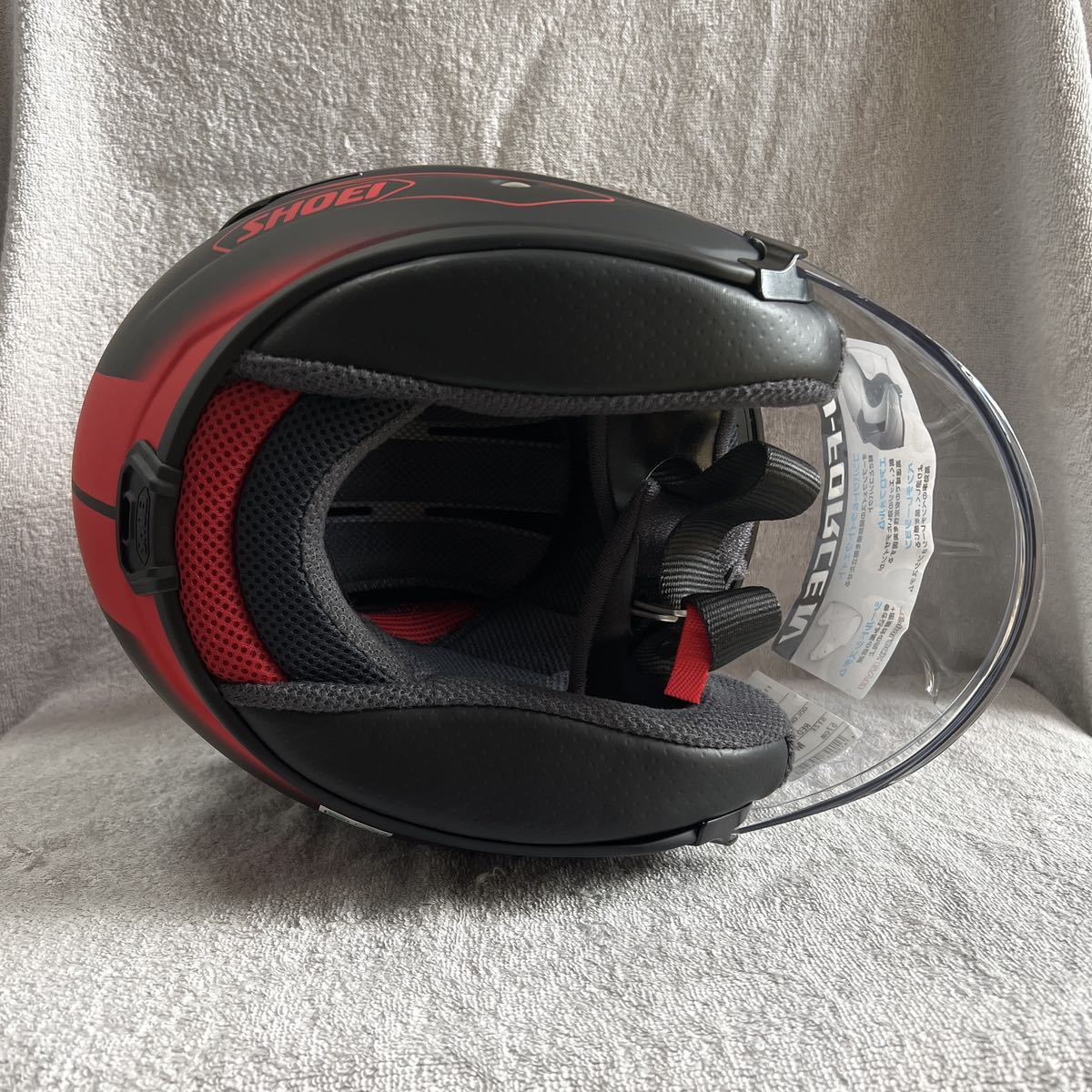 廃盤モデル SHOEI J-FORCE4 MODERNO Mサイズ ショウエイ ショーエイ Jフォース Jフォース4 モデルノ スポーツジェット ヘルメット A50918-2_画像6