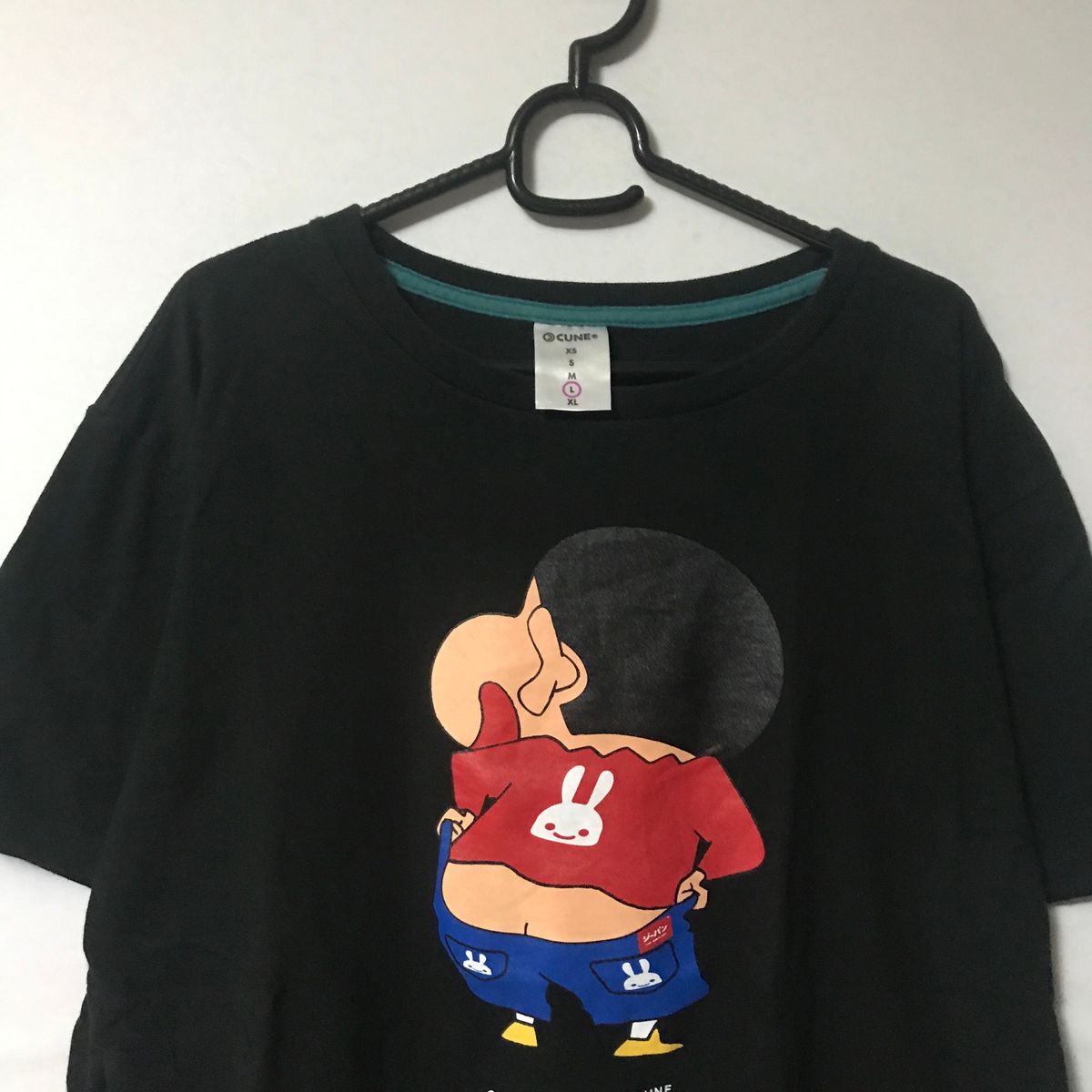 cune かわいい うさぎ クレヨンしんちゃん コラボ Tシャツ 野原 cune かわいい うさぎ クレヨンしんちゃん コラボ Tシャツ 野原