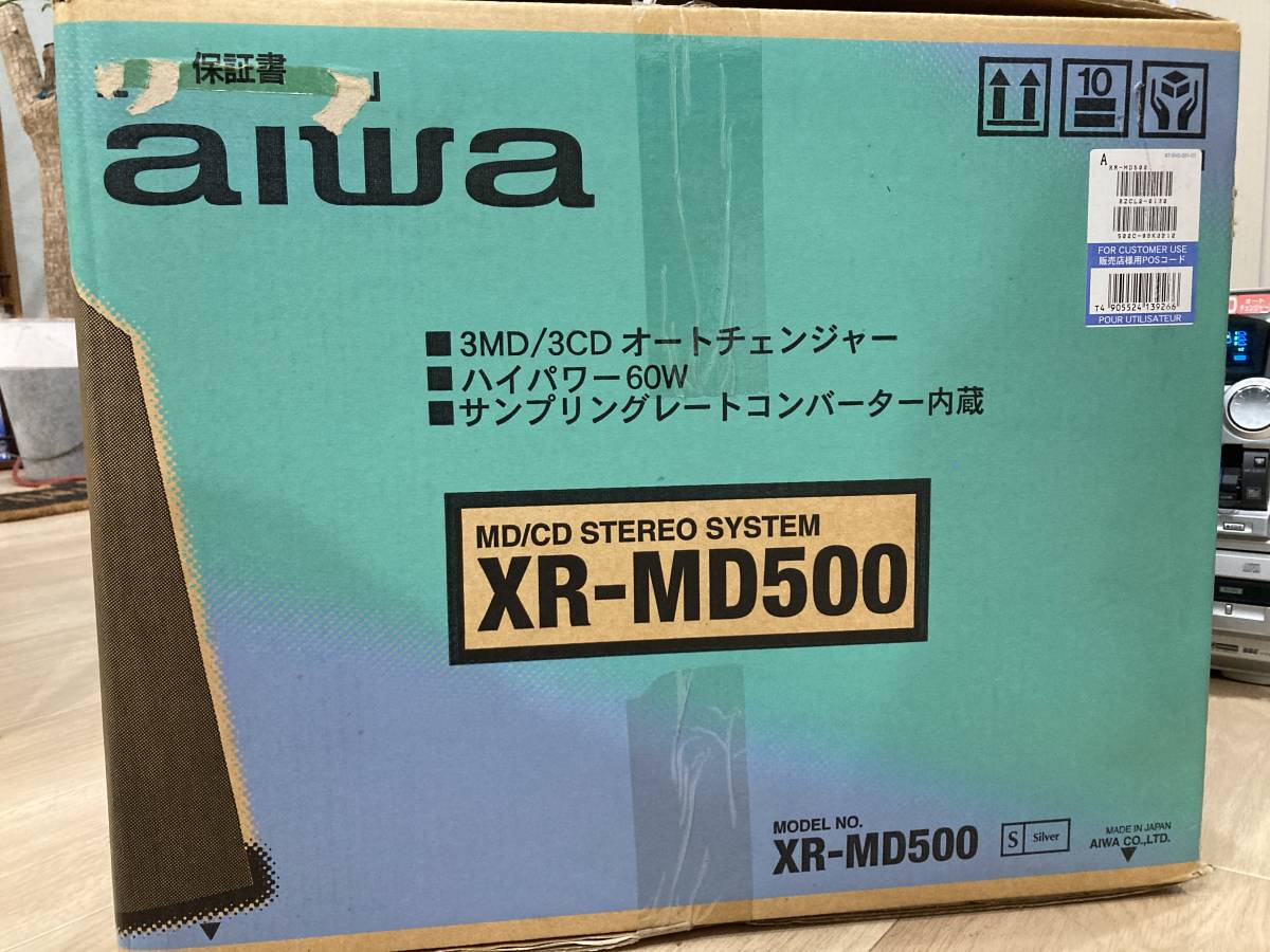 アイワ aiwa システムコンポ MD/CD/カセットテープ XR-MD500 ジャンク