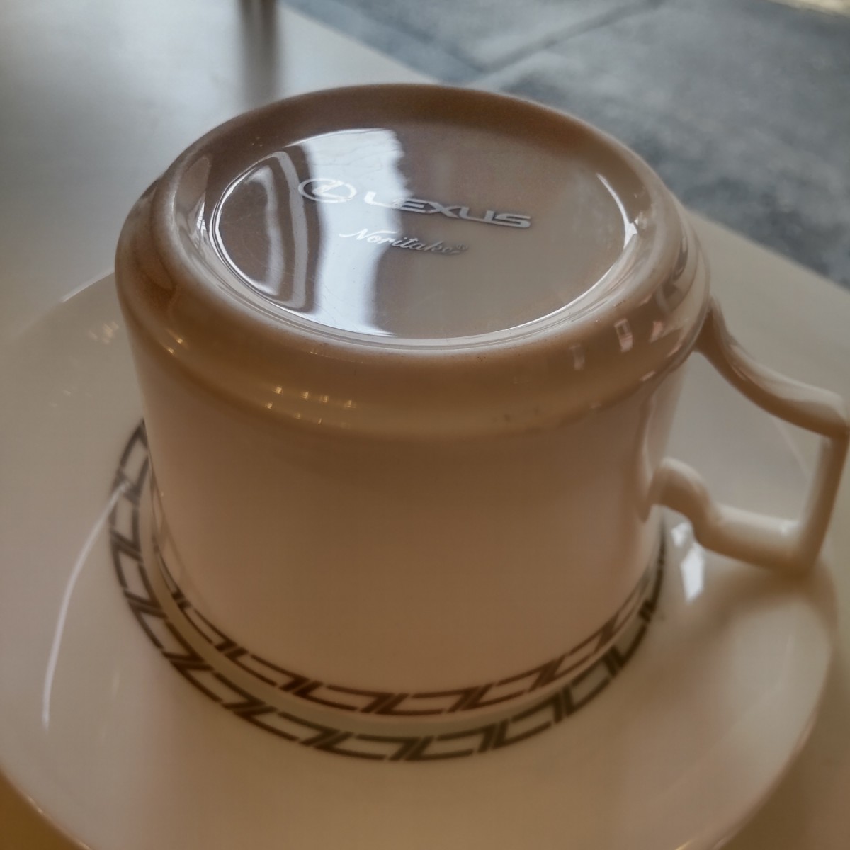 ■n9-1【LEXUS×Noritake　ノリタケ　レクサス】カップ&ソーサー　1客　中古品　コーヒーカップ　コーヒー_画像5