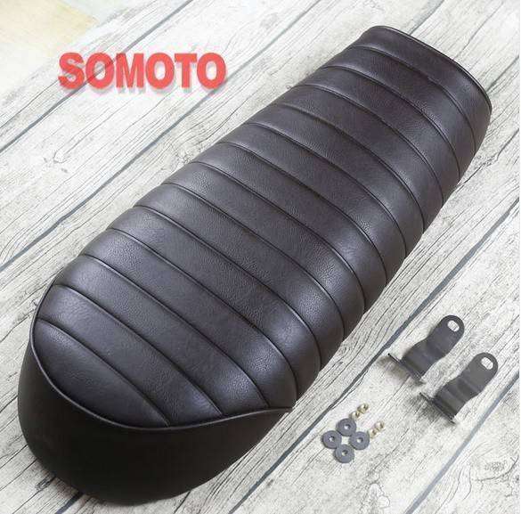  Cafe Racer сиденье SR400/500 W400 GB250 250TR ST250 GN125 CG125 YB125SP CB1100 XSR9 Honda Yamaha Kawasaki Suzuki 23