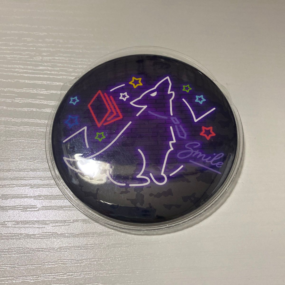 ワイテルズ Whitetails ヴィレッジヴァンガード 缶バッジ スマイル