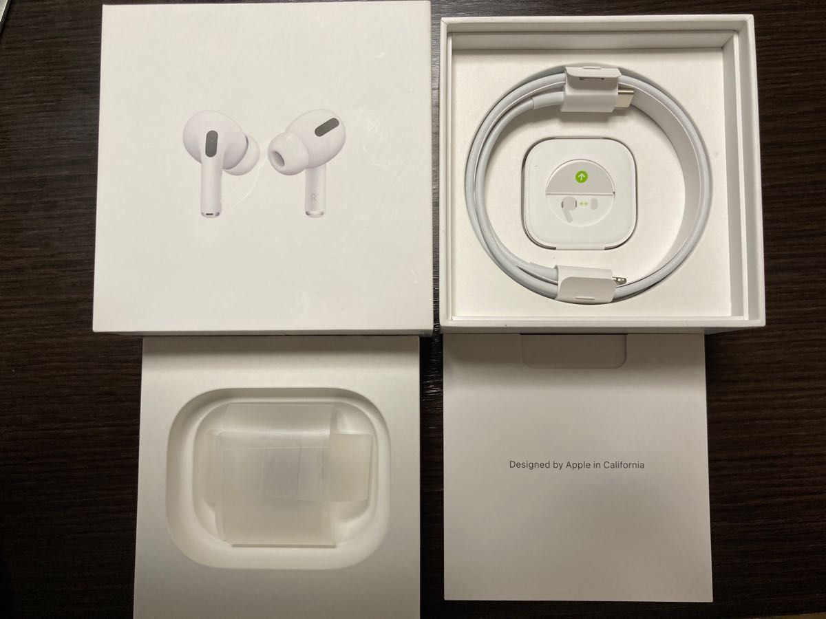 美品】AirPodsPro Apple正規品 ワイヤレス ノイズキャンセリング 美品】AirPodsPro Apple正規品 ワイヤレス ノイズキャンセリング