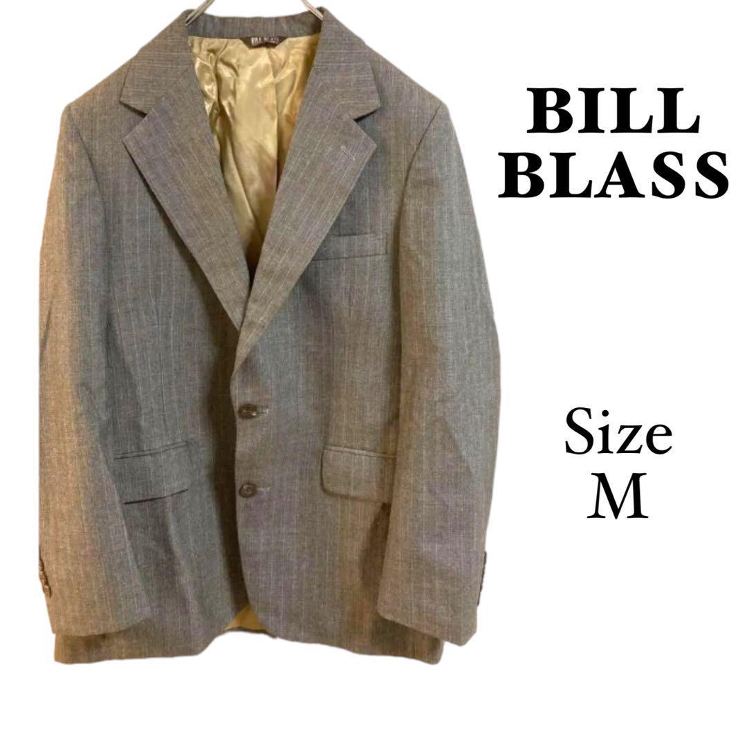 ra583 billblass メンズ　テーラードジャケット　お洒落　グレー_画像1