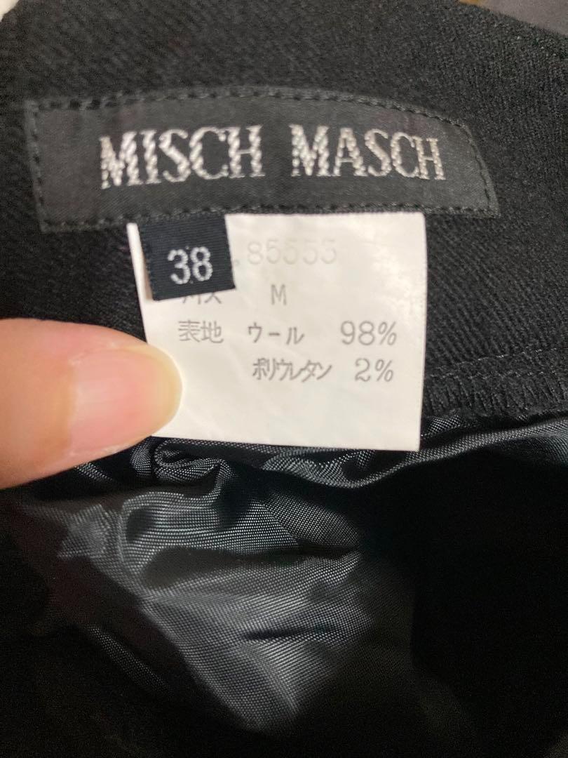 25a571 misch masch ミッシュマッシュ　スラックス　ウール98%_画像5