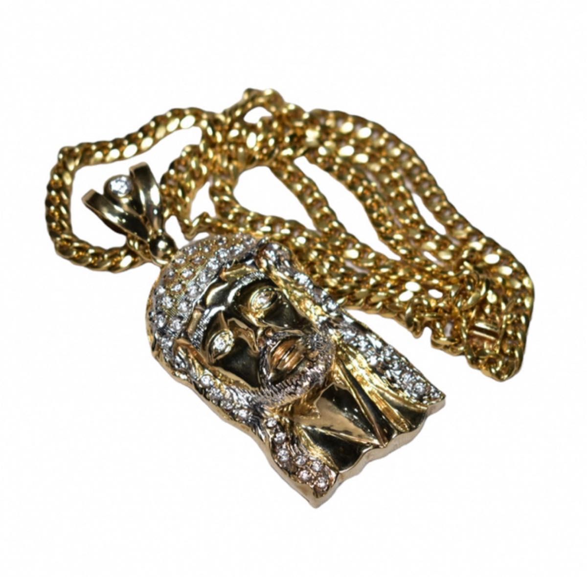 AVALANCHE GOLD&JEWELRY/アバランチ特大ジーザス トップ AVALANCHE GOLD&JEWELRY/アバランチ特大ジーザス トップ
