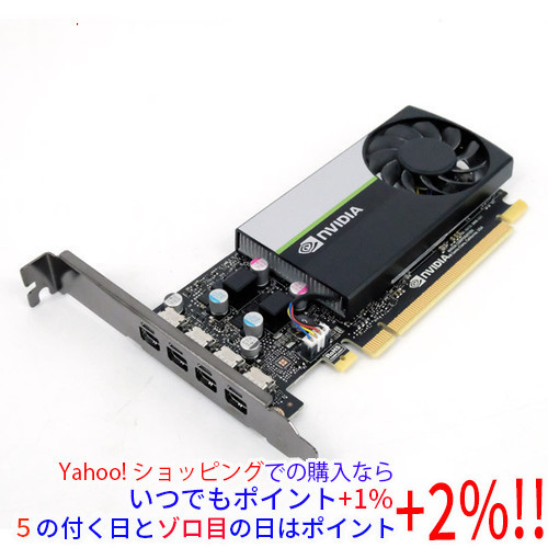 【いつでも+1％！5のつく日とゾロ目の日は+2%！】【中古】ELSAグラボ NVIDIA T1000 ENQT1000-4GER PCIExp 4GB [管理:1050021714]_画像1