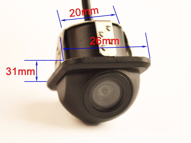 CCD back camera NTSC waterproof field of vision 170° embedded type hole so- attaching [ free shipping ]