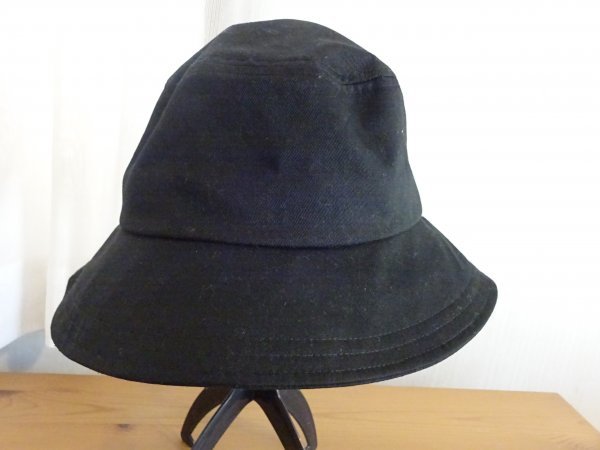 G G.U. H レディース・メンズ　黒色帽子　バケットハット　サイズ５７・５cm　アウトドアキャップ　キャップ　帽子_画像4