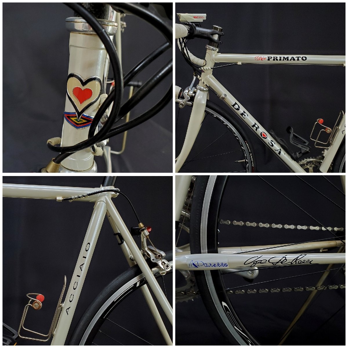宝蔵】ロードバイク DE ROSA NEO PRIMATO ACCIAIO デローザ 宝蔵】ロードバイク DE ROSA NEO PRIMATO ACCIAIO デローザ