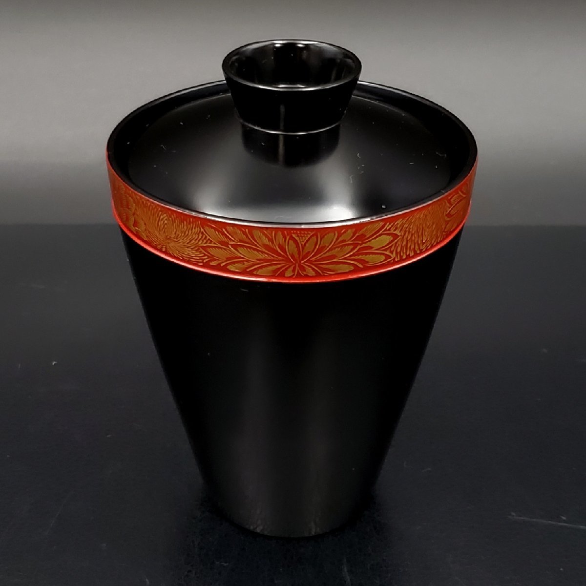 【宝蔵】 木製漆器 御椀 吸物椀 汁椀 6種 約13cm 天然木 漆塗り 漆芸 懐石道具 ⑤_画像7