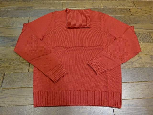  cheap! new goods free shipping Italy duru moa 8 gauge ta-toru neck sweater red 48