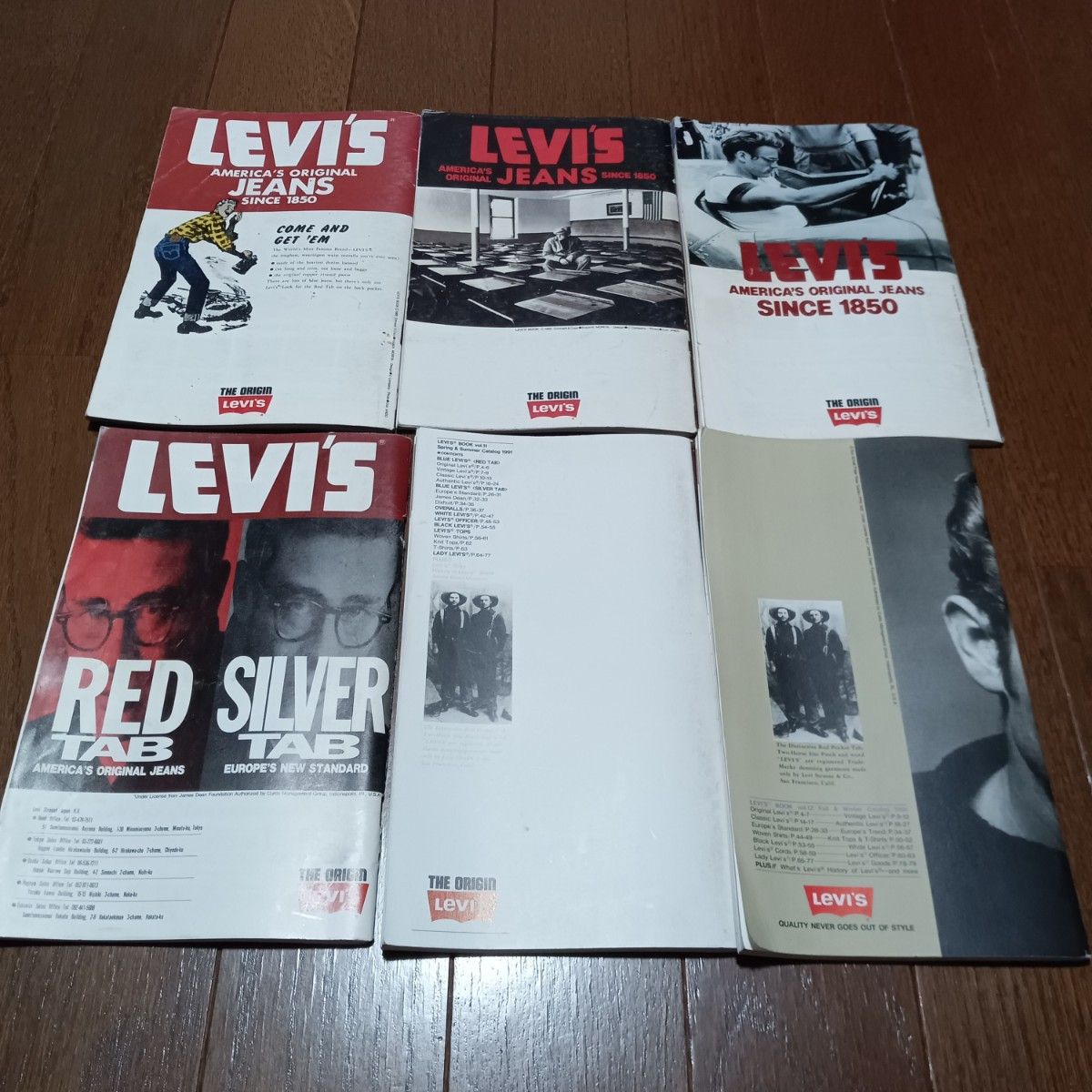 リーバイスブック【Levi's BOOK】 VOL.7から12の6冊セット