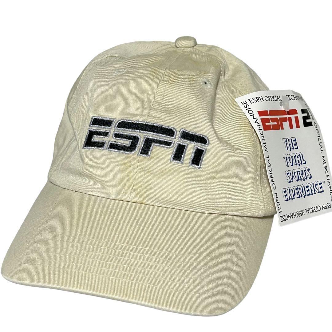 【訳あり品】米国製　90s デッドストック　 ESPN ヴィンテージ キャップ