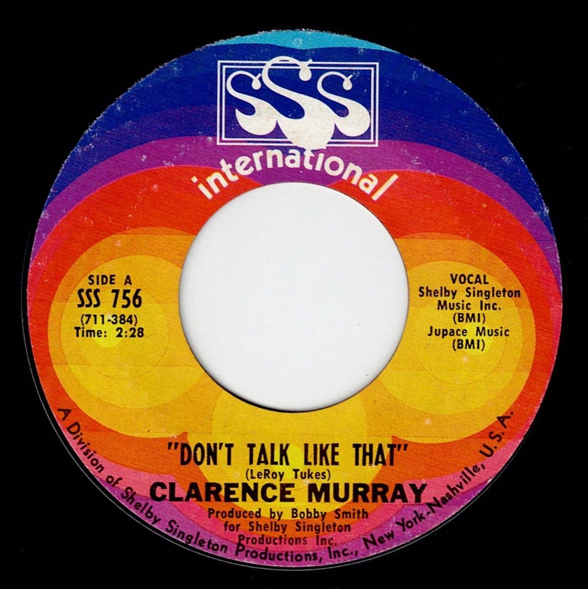 Clarence Murray / Don’t Talk Like That ♪ Poor Boy (SSS)の画像1