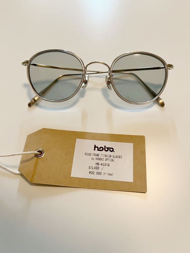 hobo × KANEKO OPTICAL 定価33,000 サングラス チタン ホーボー 金子眼鏡 送料込み_画像1