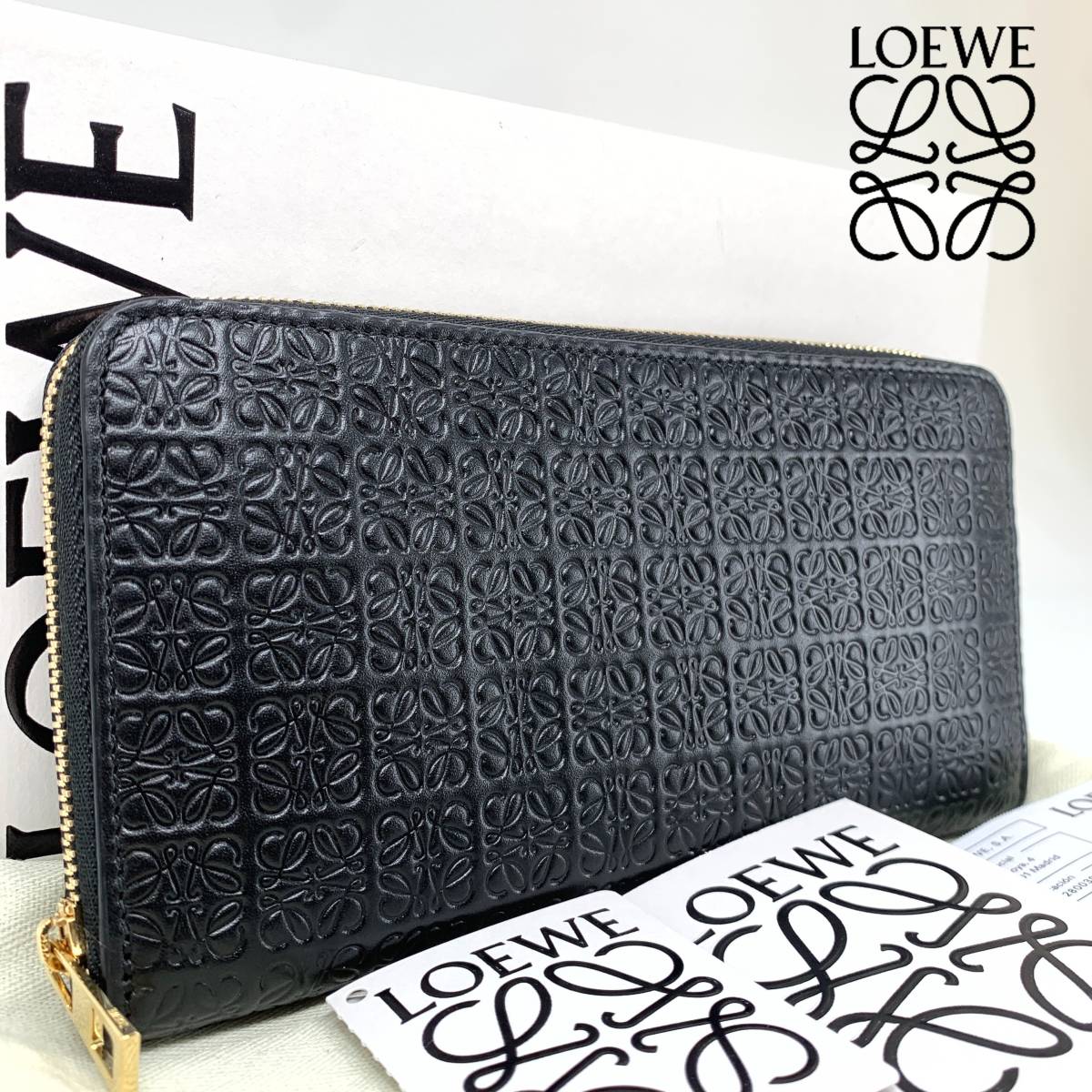 新品未使用】LOEWE ロエベ メンズ ビジネス 長財布 ラウンドファスナー