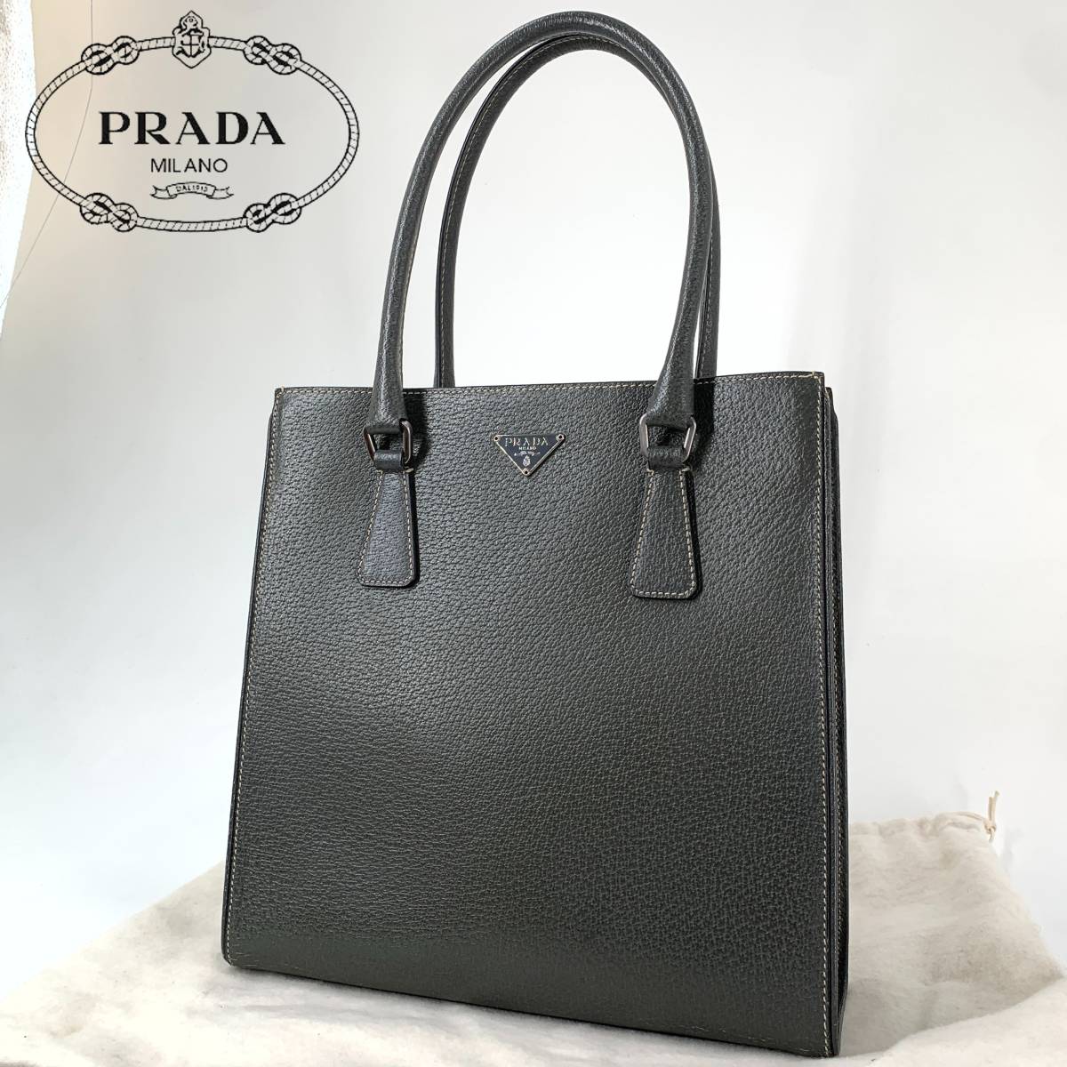 専門ショップ サフィアーノ プラダ PRADA 【新品同様】1円 レザー