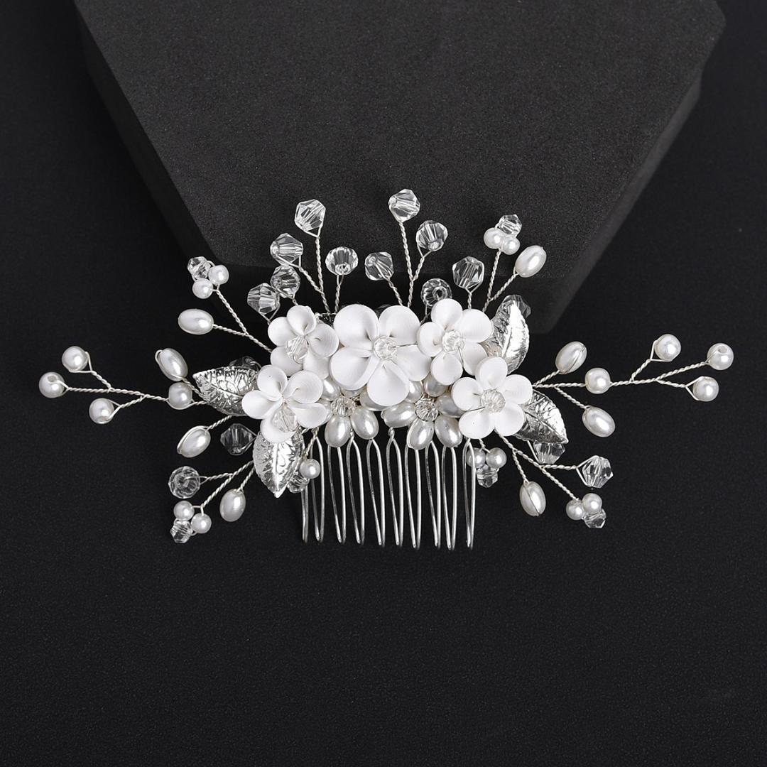  аксессуары для волос жемчуг цветок украшение для волос свадебный серебряный свадьба шпилька японский костюм меньше one отметка свадьба 