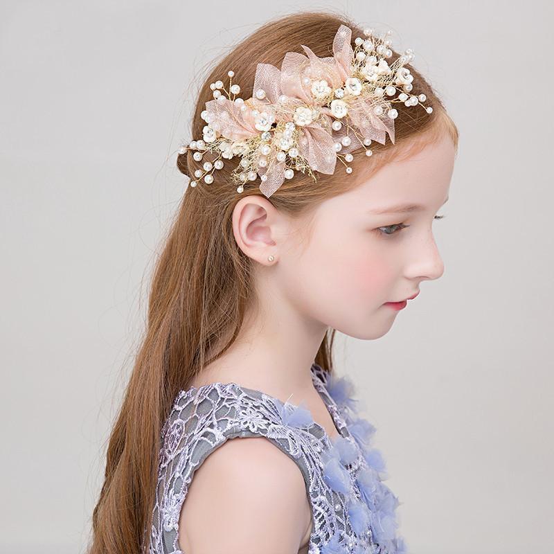  hair accessory flower wedding hair ornament head dress Tiara Katyusha pearl wedding wedding 